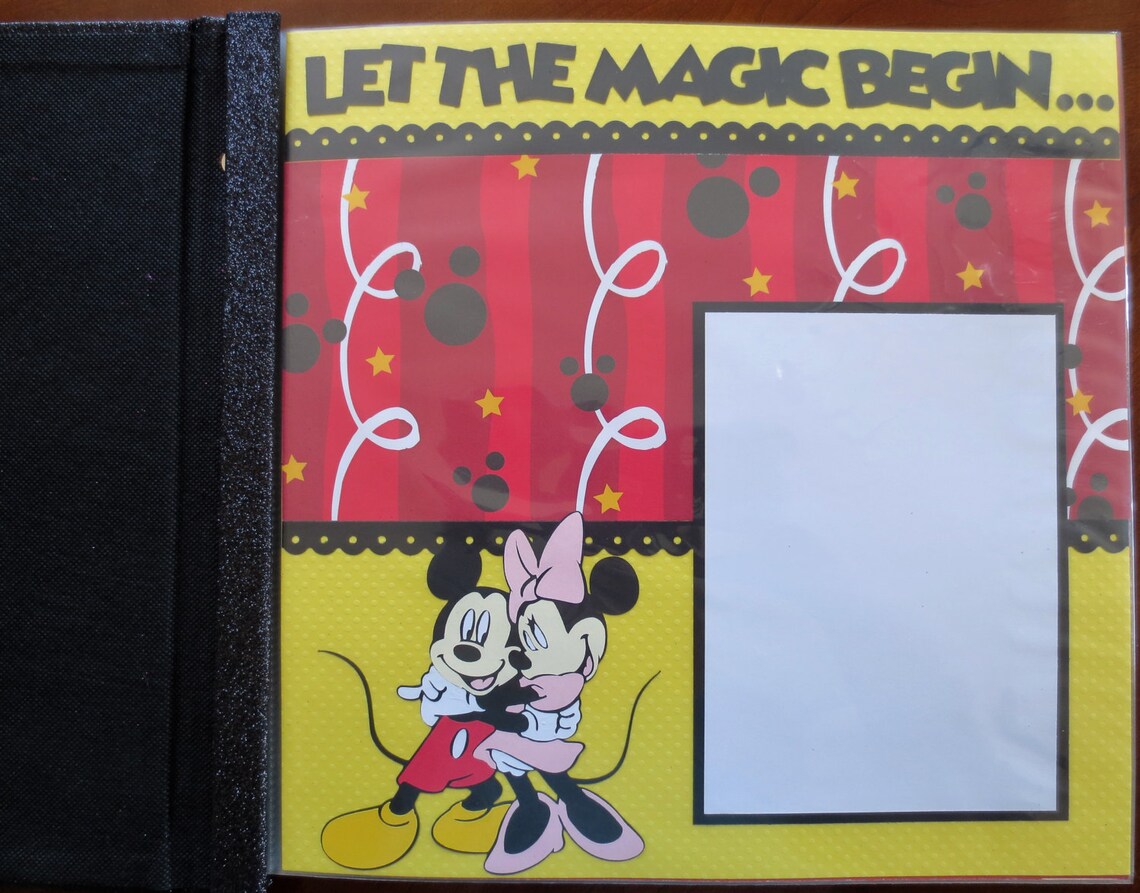 Complete Disney Scrapbook Album 12X12 Premade Scrapbook Etsy