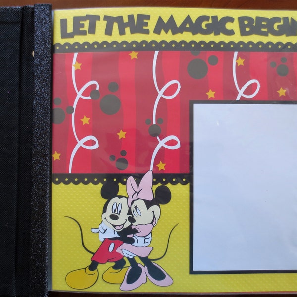 Complete Disney Scrapbook Album - 12X12 - Premade Scrapbook Album - Designed To Order