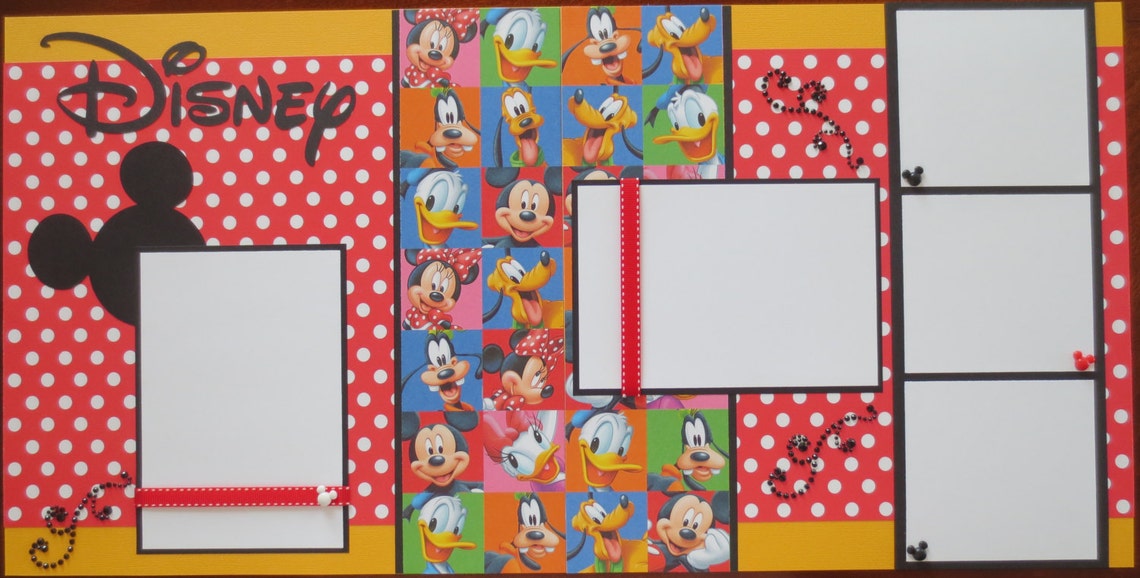 Disney Scrapbook Album 12x12 Designed To Order Just The Etsy