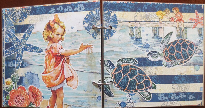 Travel Hawaii Life/'s A Beach Graphic 45 Beach Sun Kissed 6X6 Chipboard Album
