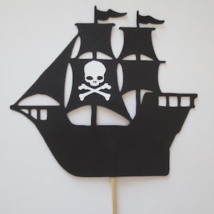Pirate Ship Cake Topper - Centerpiece