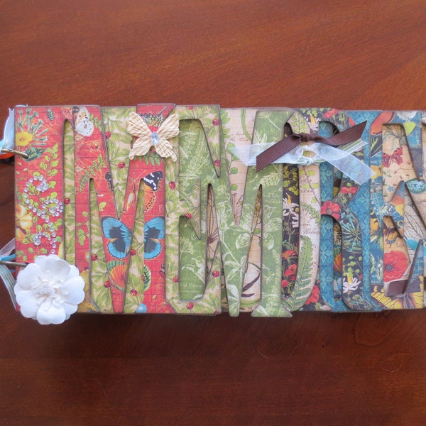 Chipboard Scrapbook Etsy