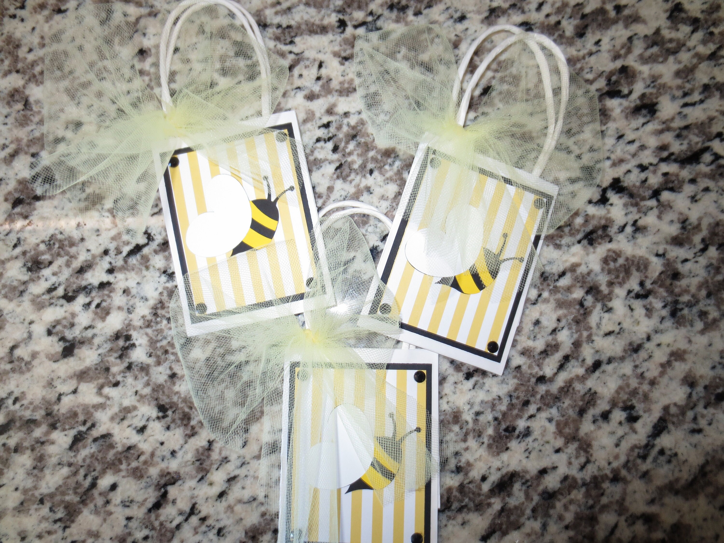 Bee Baby Shower Birthday Bumble Bee Party Favor Bags Etsy