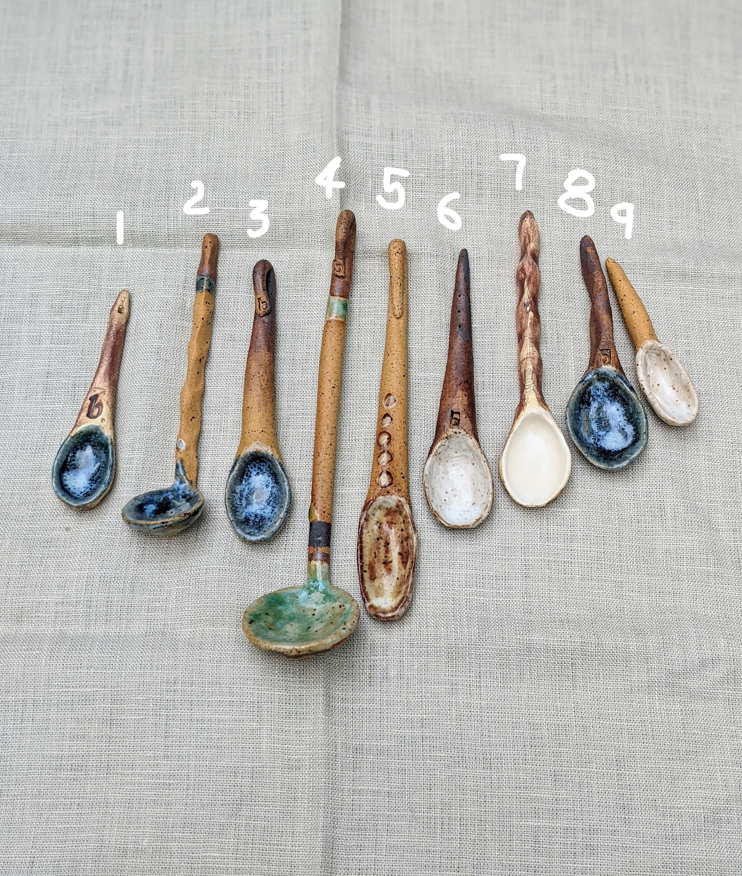 Cuchara de cerámica hecha a mano cuchara de cerámica cuchara | Etsy