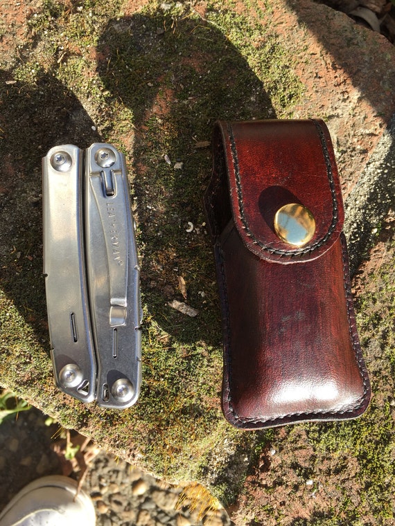 Leather Sheath for Leatherman Sidekick Wingman Leather Scabbard