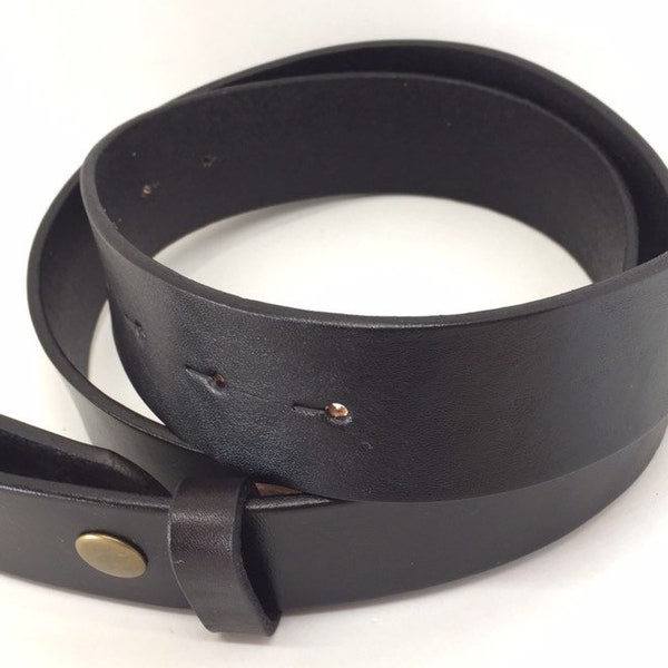 Cinturón de piel de 1,5" compatible con hebilla Gucci, Versace, GG, Medusa, correa de cinturón de 38 mm, correa de repuesto para cinturón, extremo redondo, hecho a mano en EE. UU.