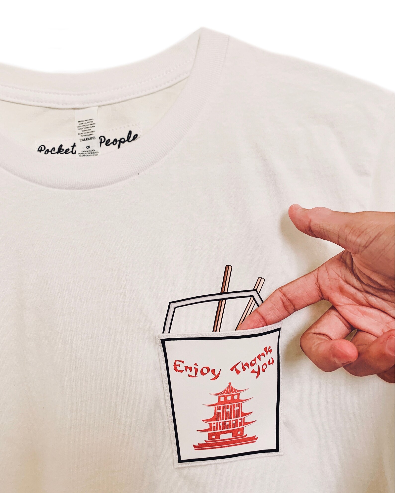 Chinese TakeOut Box Pocket TShirt Food lover fashion and Etsy