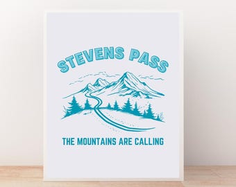 Impresión artística de Stevens Pass