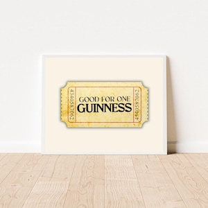 Good for One Guinness Art Print
