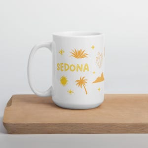 Desert Custom City Ceramic Mug - Arizona Souvenir Gift, Southwest Travel, Desert Cowgirl, Gift for Her, Gift for Mom, Cactus Mug