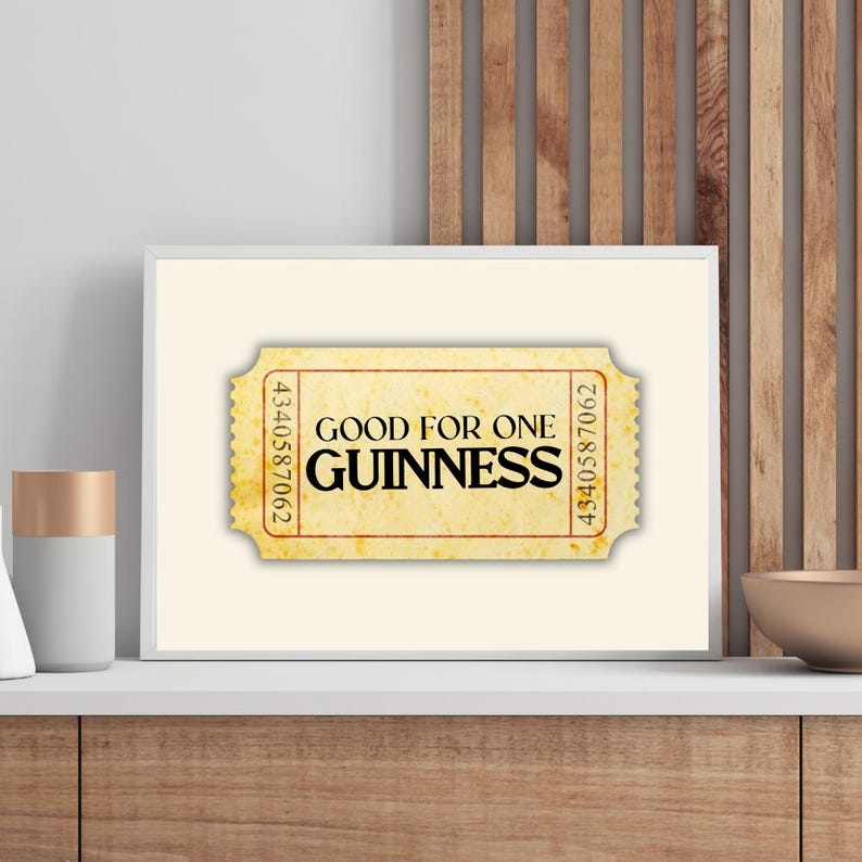 Good for One Guinness Art Print