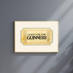 Good for One Guinness Art Print
