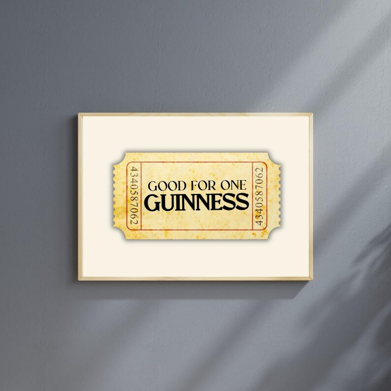 Good for One Guinness Art Print