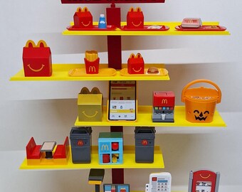 Lil Mcdonald's Display Shelf - 1 Sided - Holds All 21 - Restaurant