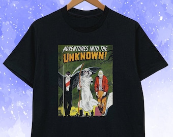Three Monsters T-shirt in Black Unisex - Available sizes S, M, L, XL, 2XL