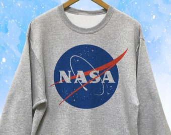 NASA Sweatshirt Unisex / Tee Unisex - White, Gray, Ash, Natural Available
