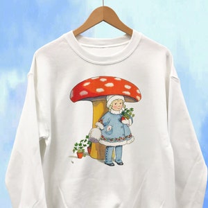 Mushroom Umbrella Sweatshirt Unisex