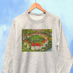 Mushroom Fairy Magic Circle Sweatshirt Unisex