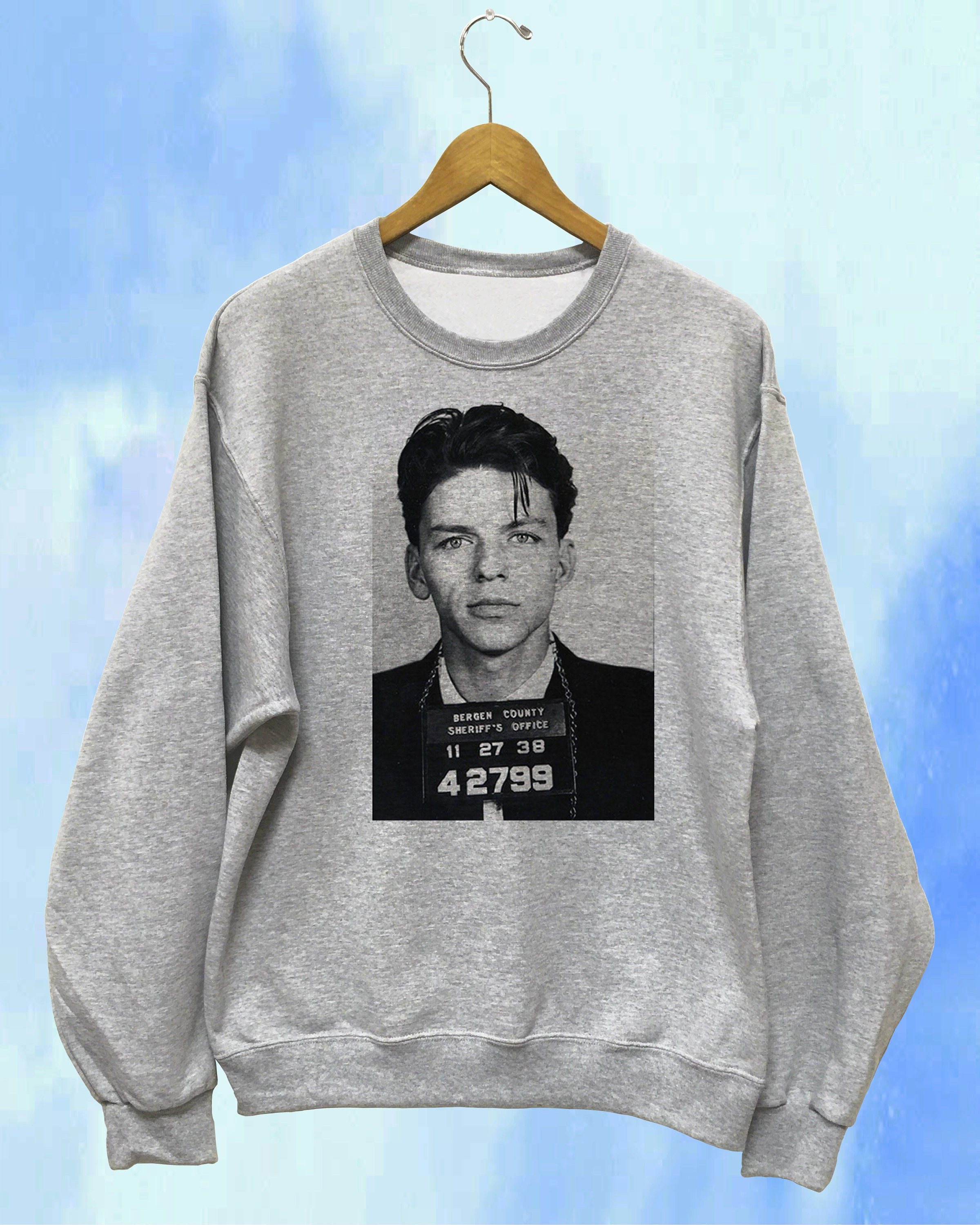 Frank sinatra mugshot hoodie sale