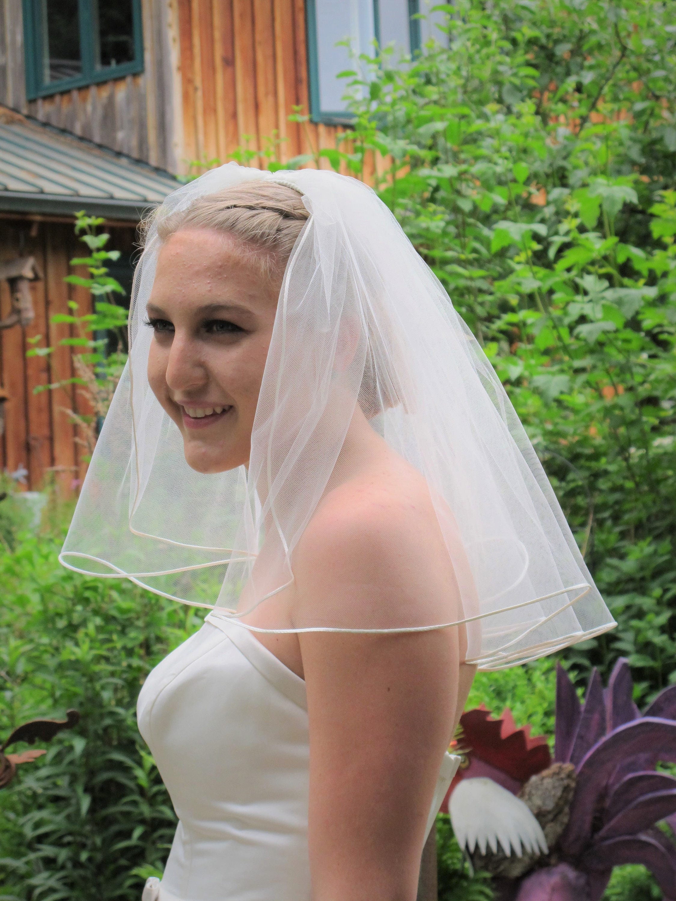 shoulder veil for wedding