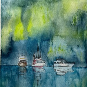 Sailing beneath the lights