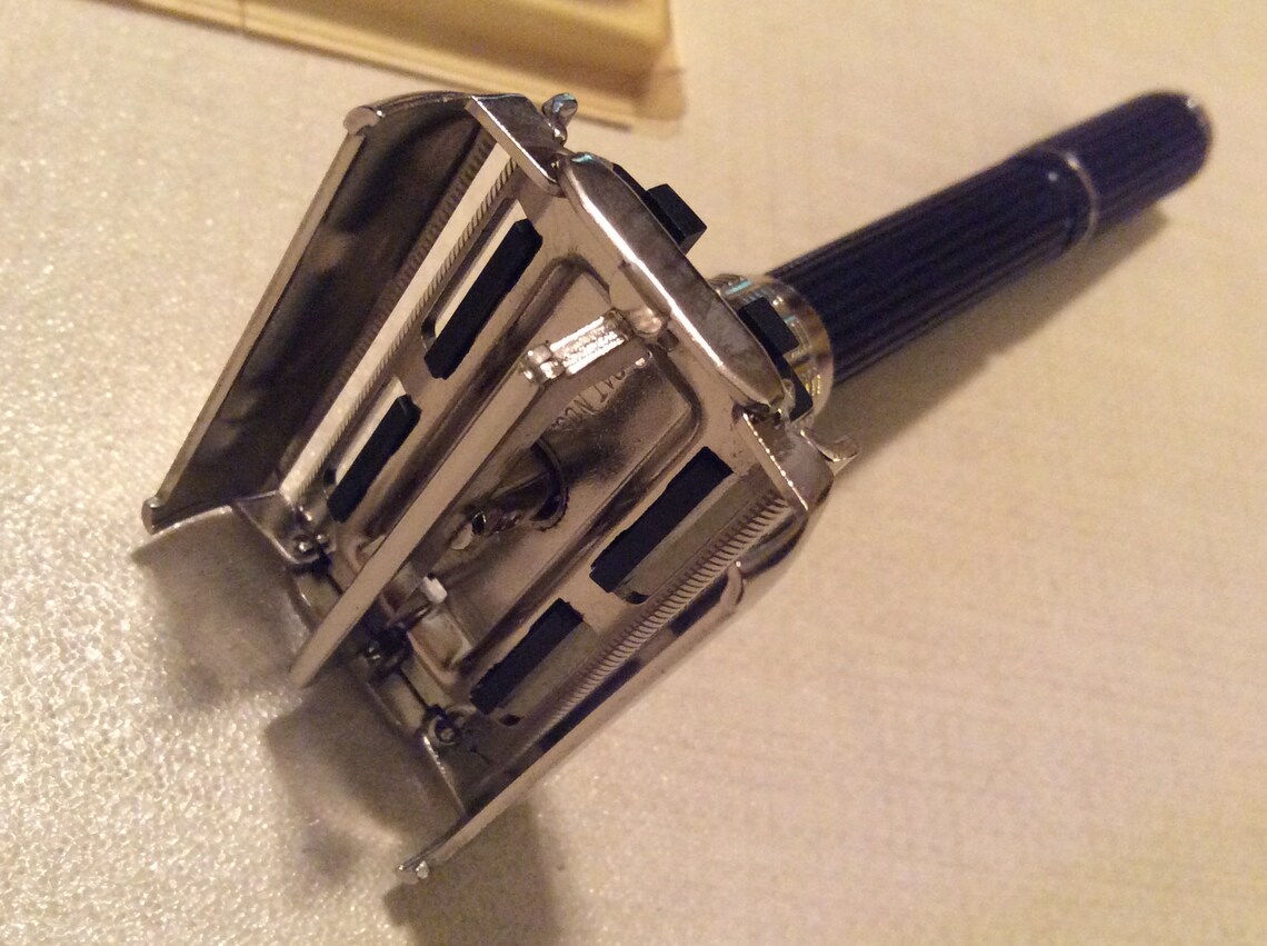 1978 Gillette Super Adjustable Black Beauty Long Etsy