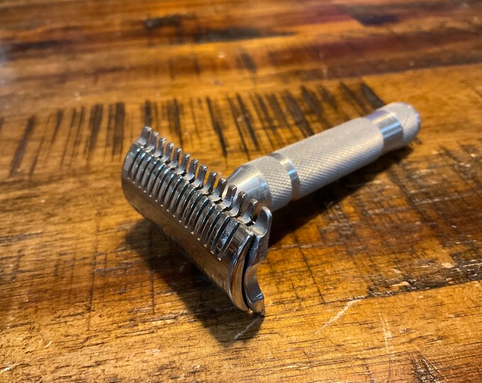 Vintage Grand Shave King Safety Razor Etsy