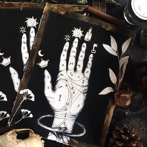 Alchemist; Giclee Embellished Art Print