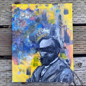 Thoughts; Mixed Media Collage