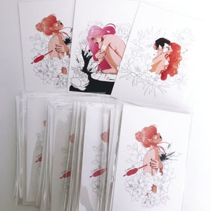 Set de 3 cartes A6 collection "ÉMOTIONS"