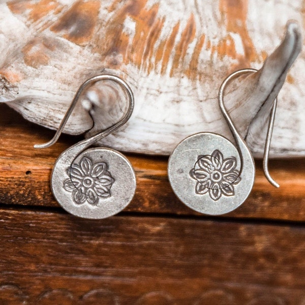 Karen Hill Tribe Silver*Tribal Earrings, Boho, Gypsy, Hippie