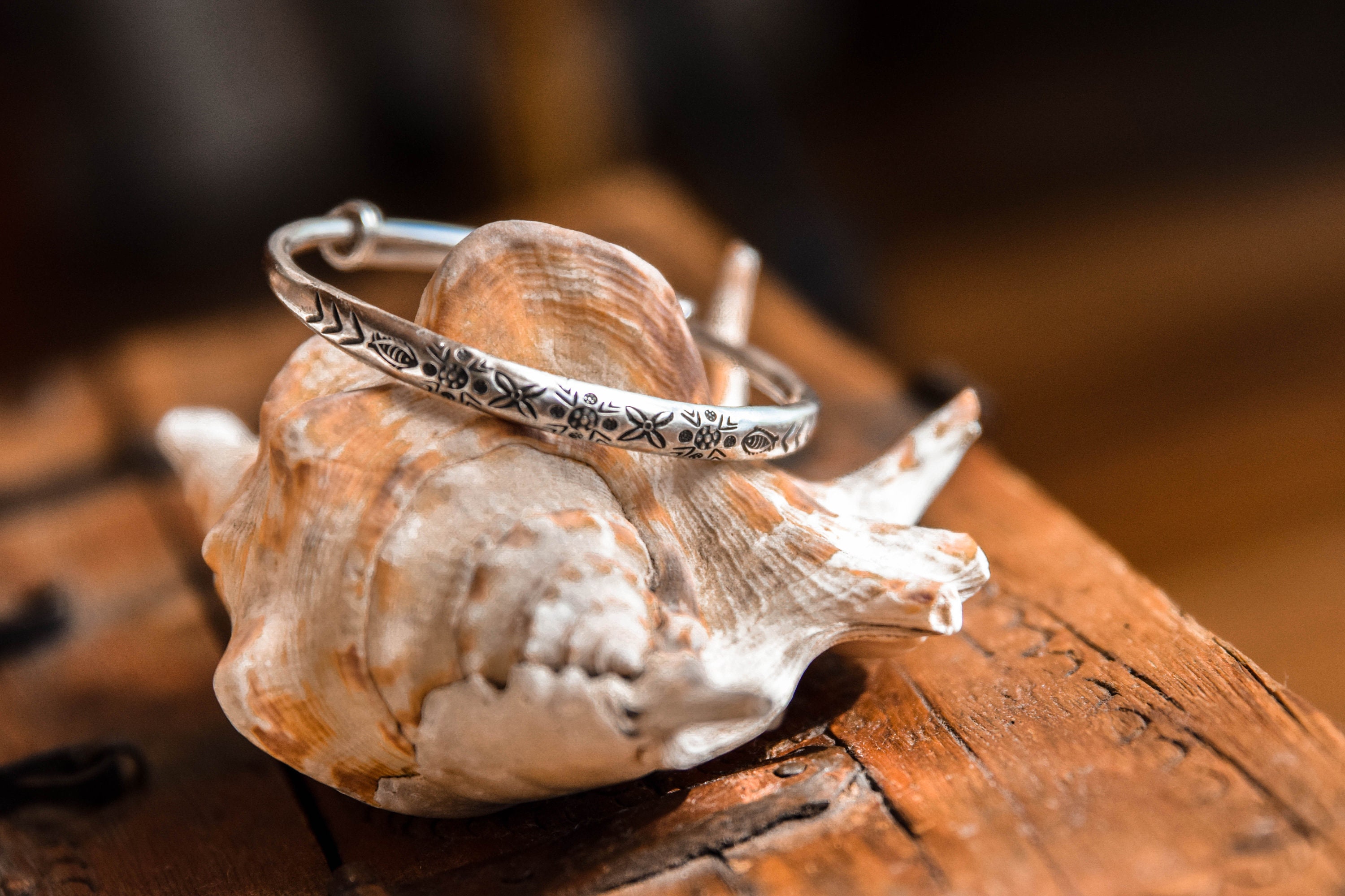 Karen Hill Tribe Silver* Tribal Bangle, Bracelet Boho Karen Hill Tribe Silver* Tribal Bangle, Bracelet Boho