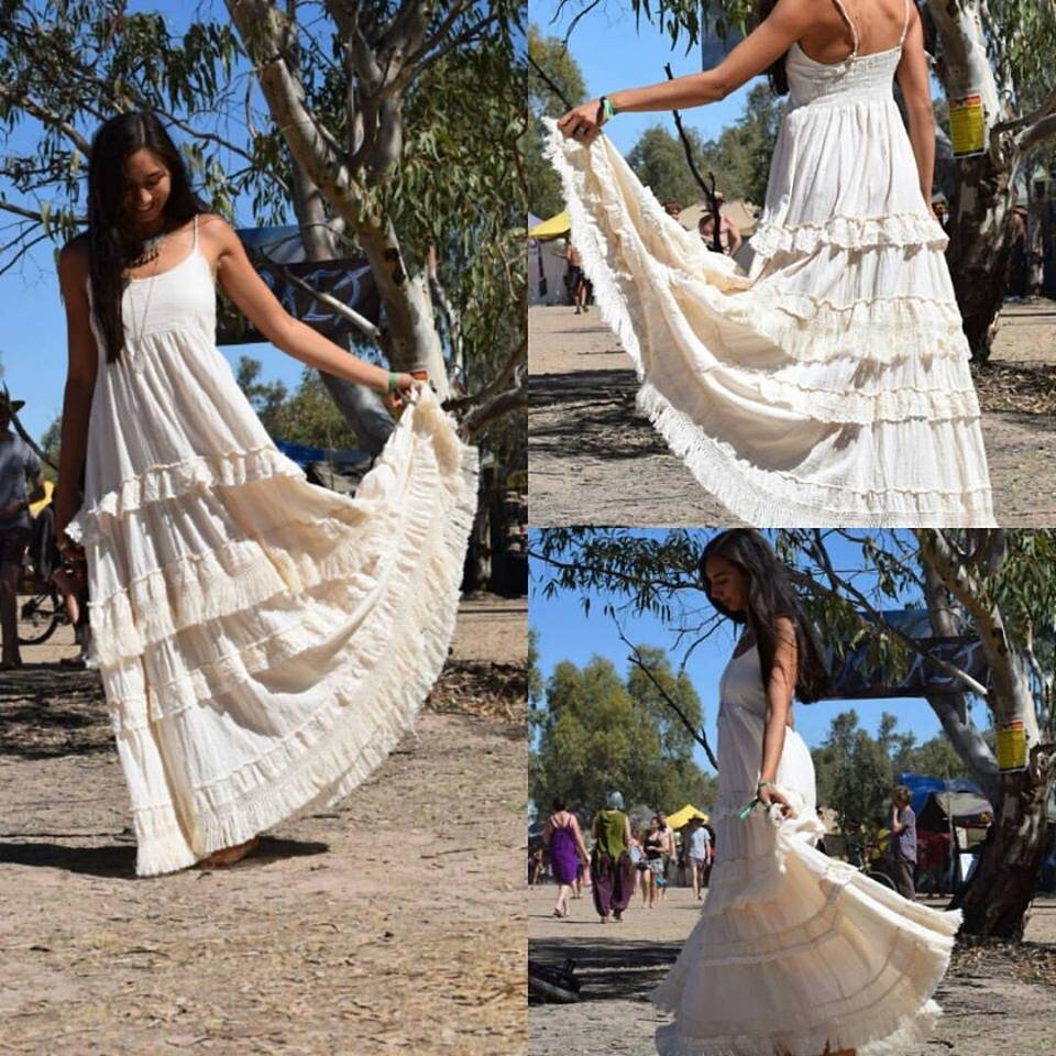 Gypsy Rose Maxi Dress Beach Wedding Festival Gypsy Hippie | Etsy
