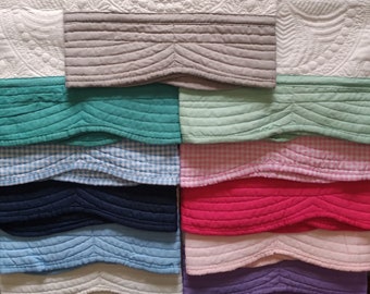 Heirloom Baby Quilt Embroidery Blanks 100% Soft Quilted Cotton - 92cm x 1.17 Metres - 11 Colours!!