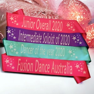 Personalised / Customised Birthday, Hen's Night, Party Sashes..Any Occasion, Any Wording image 6