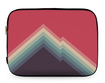 Indie Mountain Print, Indie Design, MacBook Cover, Neoprene Laptop Sleeve, MacBook Case, Laptop Case, Carry Case, Laptop Bag \ ls-pp173