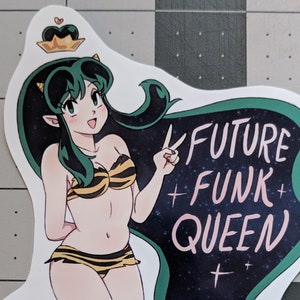 Sticker Lum (Urusei Yatsura) - Future Funk Queen