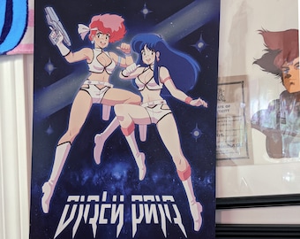 Dirty Pair Kei & Yuri 11x17 art print