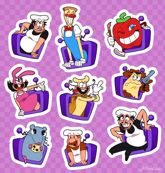 Pepperman from Pizza Tower' Sticker