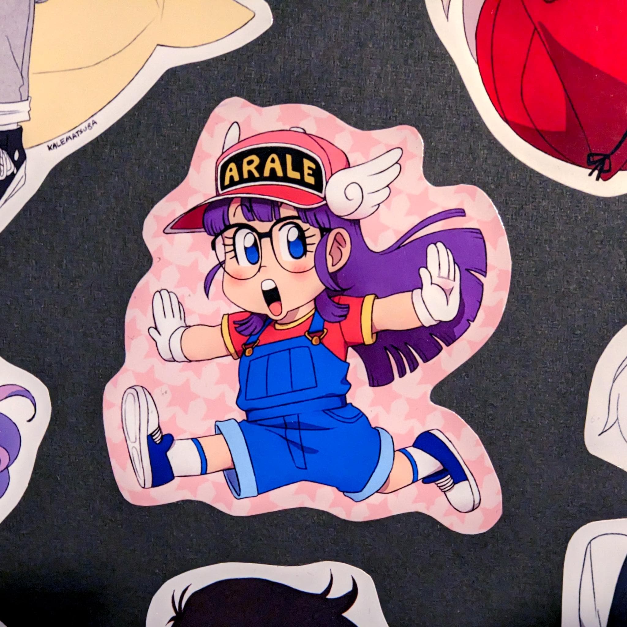 Arale-chan 3.5" weatherproof decal sticker
