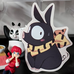 Ranma 1/2 - Ryoga Hibiki / P-chan 3.5" weatherproof decal sticker