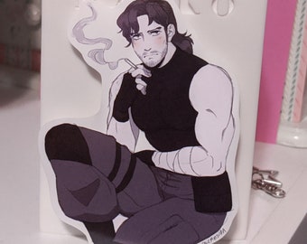 Metal Gear - Solid Snake 3.5" sticker (Holographic option available!)