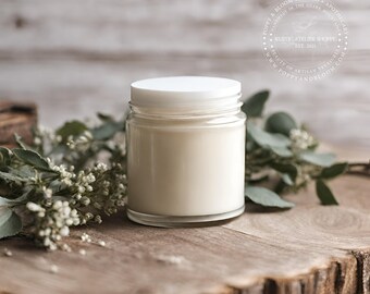 Magnesium Lotion, Magnesium Body Cream, Body Butter, Sore Muscle Relief, Calming Lotion, Vegan Magnesium Lotion 8 oz