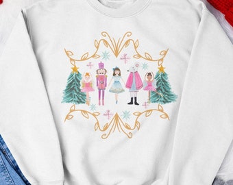 Nutcracker Ballet Sweatshirt, Sweater, Cute Christmas