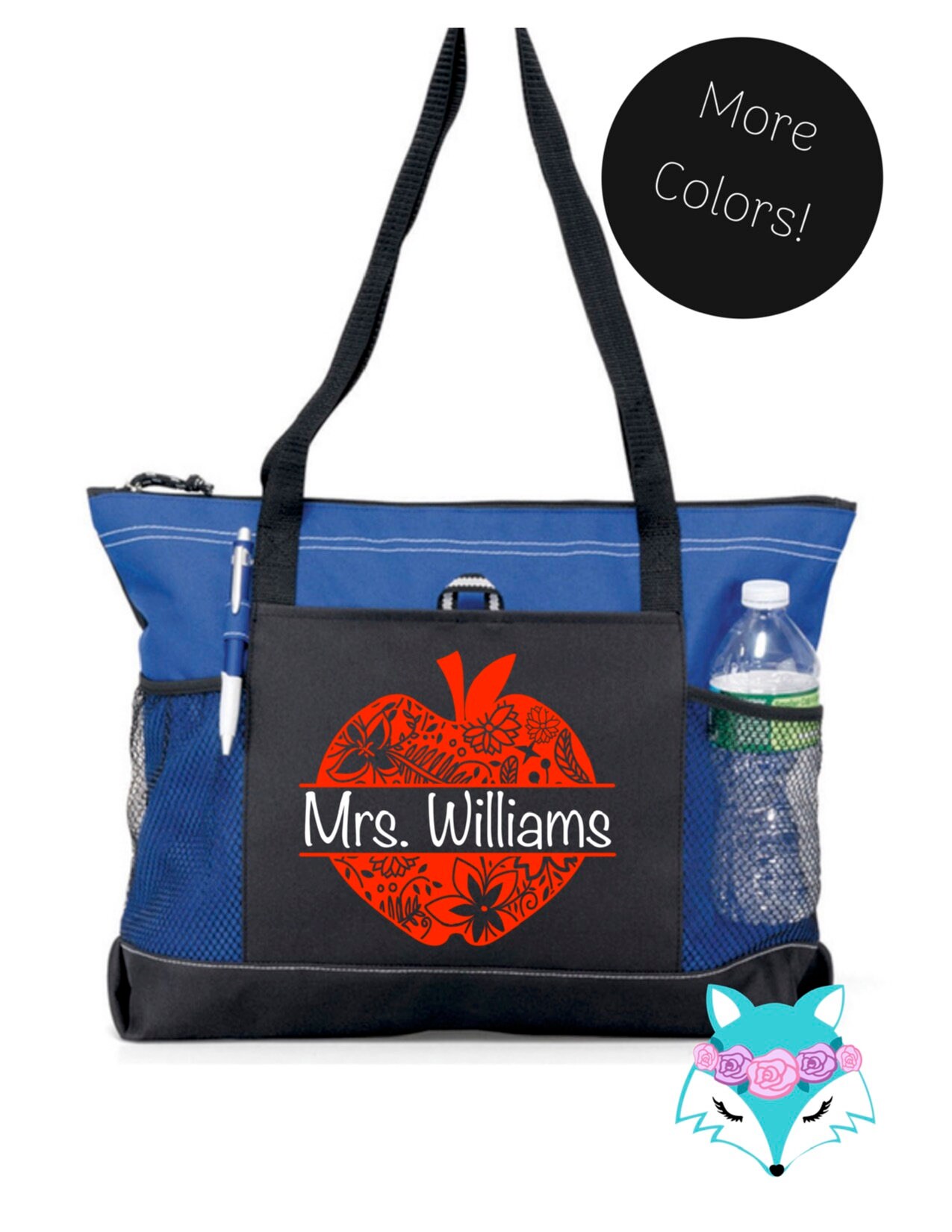 teacher totes with pockets