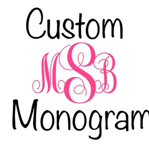 Benutzerdefinierte Vine-Monogramm-Vinyl-Aufkleber, Van, Yeti, Laptop, Tumbler, MacBook, Glitter, Metallic, Auto-Aufkleber, Fensteraufkleber, holographische, Geschenk