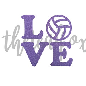 Volleybal Liefde Decal | Autosticker | Laptop Sticker | Raamsticker | Vinyldecal | Decal van de atletiek | Volleybal Leven