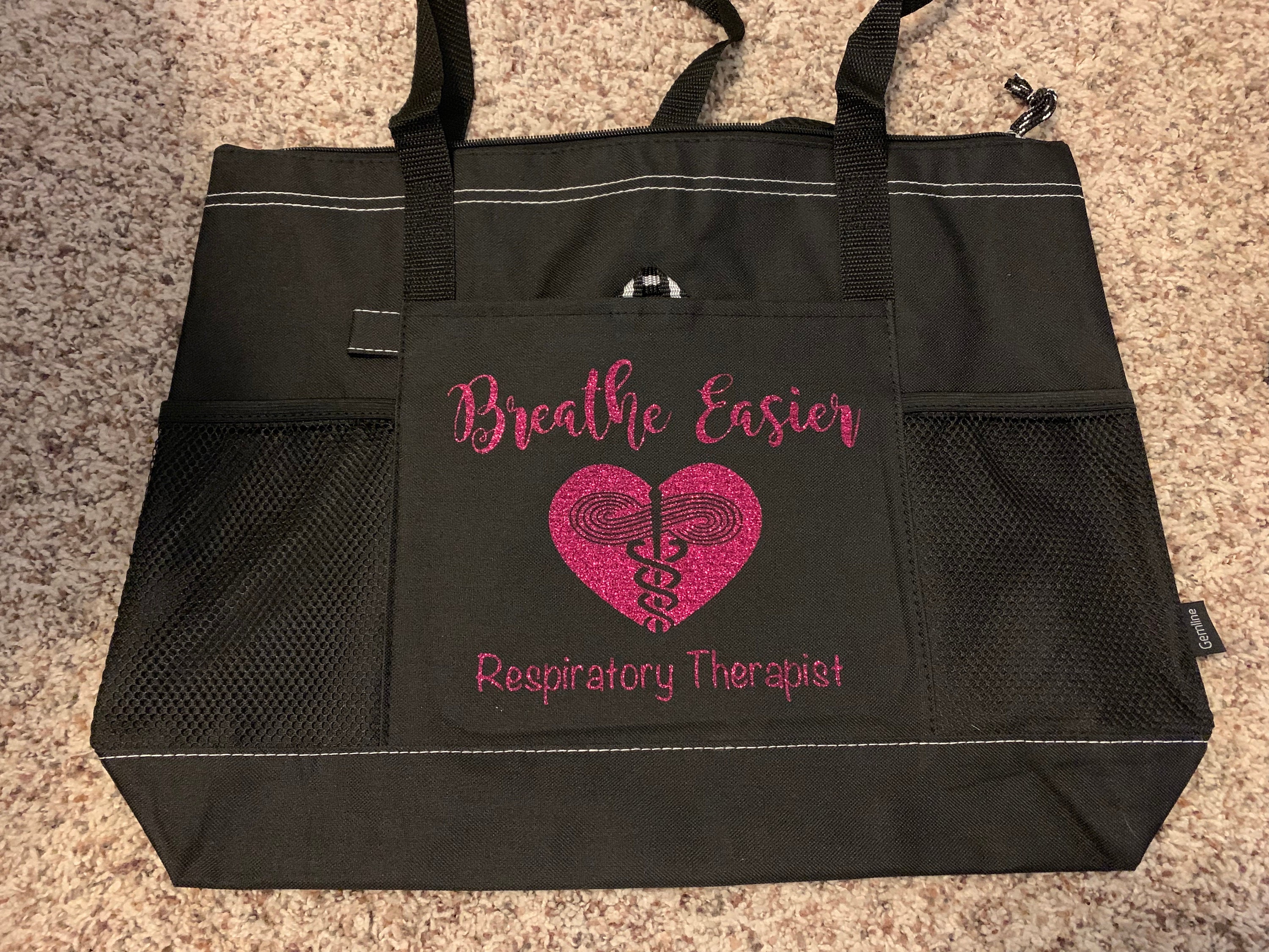 Respiratory Therapy Therapist Tote Bag Breathe Easier RT Etsy