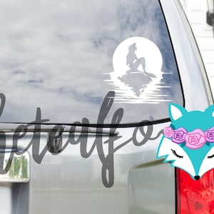 Princess Ariel Vinyl Decal, Car, Window Sticker, Yeti, Tumbler, Laptop, MacBook, Gift