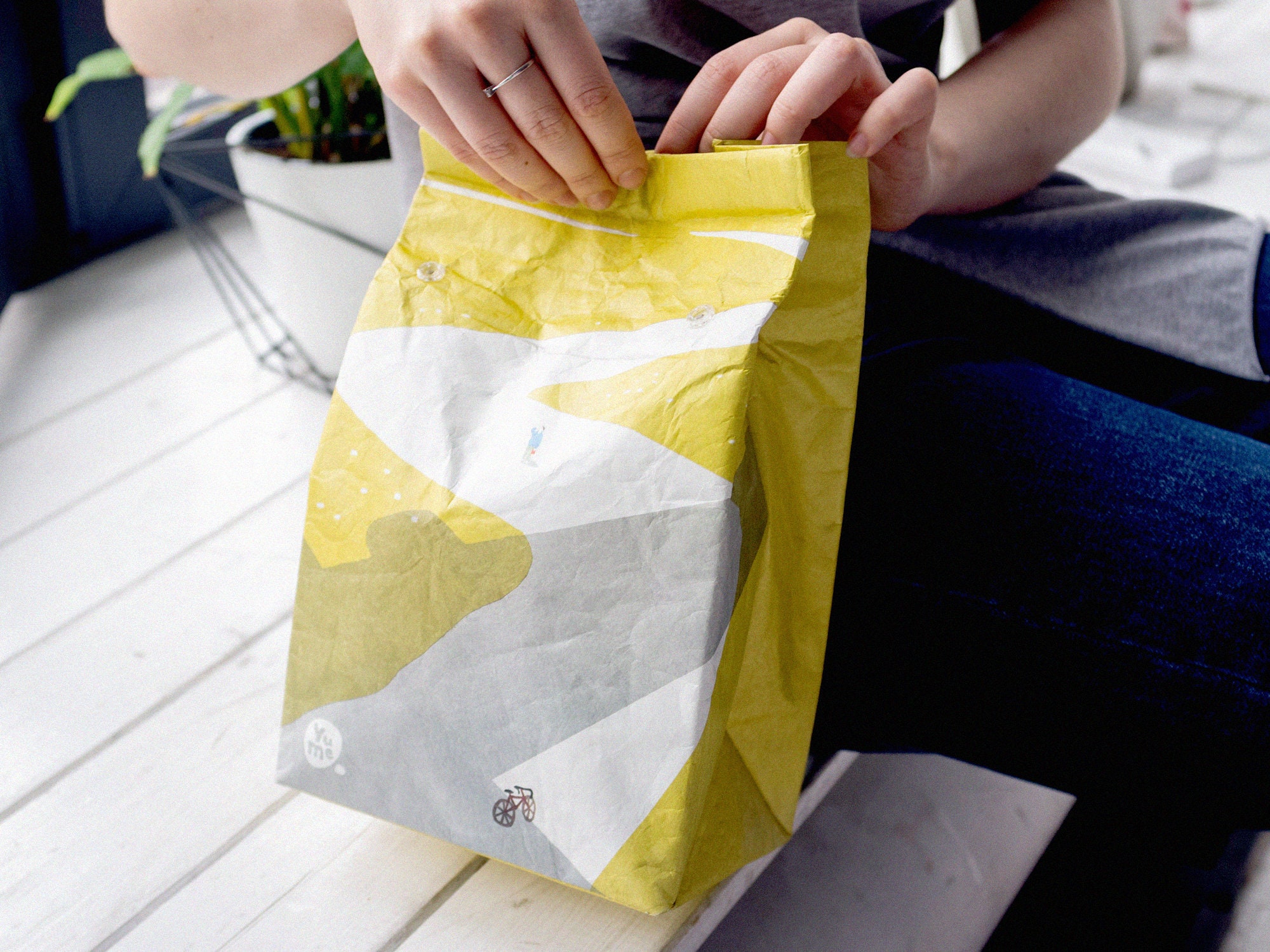 YUME Reusable Lunch Paper Bag Lunch Sacks Women Girls Etsy